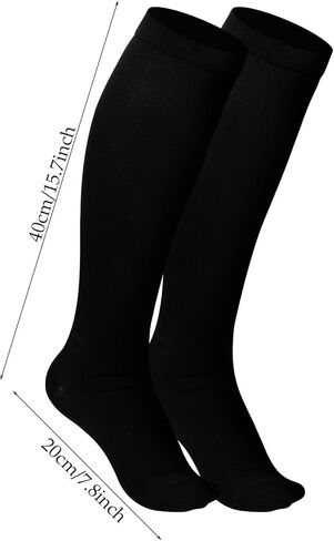 Pistha 2 Pairs Compression Socks for Women and Men Cycling Hiking Running Sports and Travel in Saudi Arabia