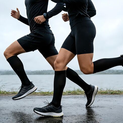 Pistha 2 Pairs Compression Socks for Women and Men Cycling Hiking Running Sports and Travel in Saudi Arabia