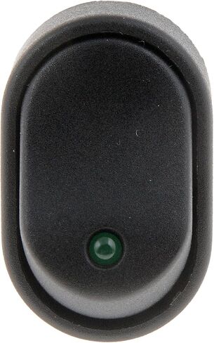 Dorman 84843 Rocker Switch - Black Body/Green LED Glow/Oval Style Universal Fit in Saudi Arabia