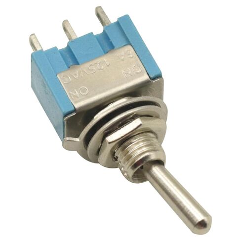 10pcs Mini Spdt Toggle Switch,Spdt Switch,Mini MTS-102 3-Pin SPDT ON-ON 6A 125VAC Toggle Switches in Saudi Arabia