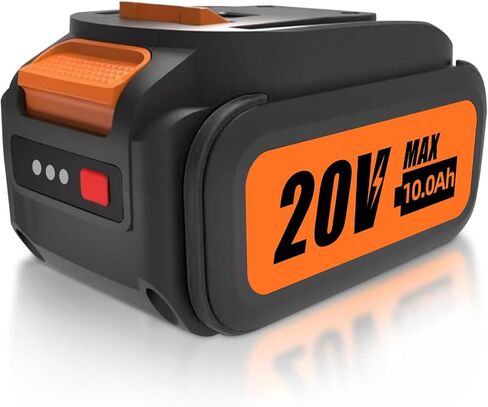 【سعة عالية】 2 عبوة 10.0 أمبير كحد أقصى WA3520 بديلة لبطارية ليثيوم أيون Worx 20 فولت متوافقة مع أدوات الطاقة اللاسلكية WG151 WG151.5 WG155 WG155.5 WG251 WG251.5 WG255 WG540 WG540.5 WG890 WG891 in Kuwait