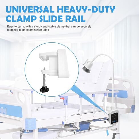 12W LED Medical Exam Light Surgical Examination Lamp with 360° Adjustable Illumination, Clamp Table Type Dental-Oral & Gynaecology Outpatient Cold Light Lamp in Saudi Arabia