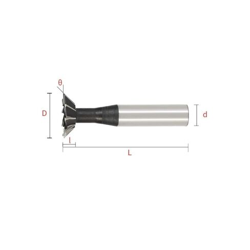 Dovetail Milling Cutter,Gear Cutter, High Speed Steel Groove Milling Tool, CNC Straight Shank Dovetail Groove End Mill 45/55/60 Degrees(50MM*55)(14MM*55) in Kuwait