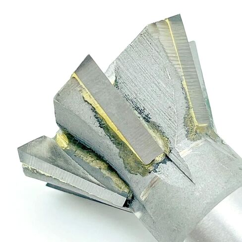 Dovetail Milling Cutter,YG8 Dovetail Cutter End Mill, 45 55 60 Degrees Cutting Bit for Milling Machine 1pc(35mmx45)(40mmx45) in Kuwait