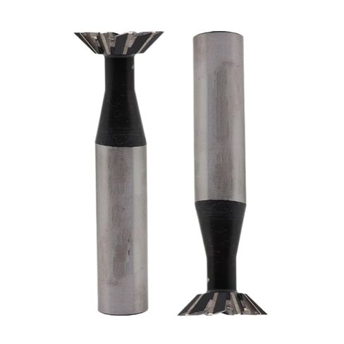 Dovetail Milling Cutter,Dovetail Straight Shank HSS End Mill, 45 60 Degrees CNC Router Bit, Dovetail Angle for Milling Machine 1pc(10mmx45)(8mmx60) in Kuwait