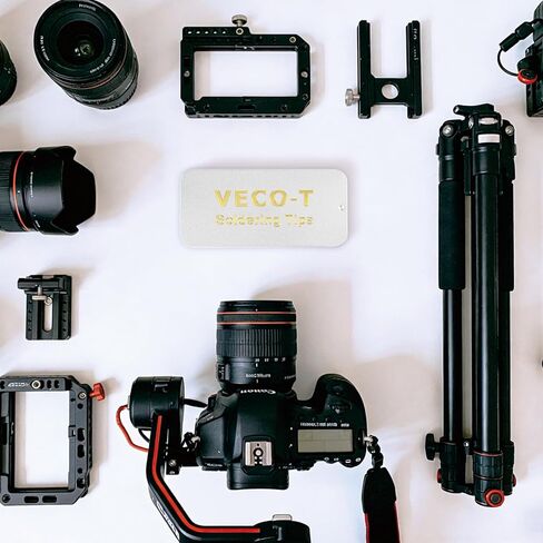 1/4"-20 Camera Screw Set, 16-Pack Stainless Steel Tripod Mount Screw, for Camera Cage, Tripod, Monopod, Quick Release Plate, Photography & Projector Mount Equipment in Kuwait