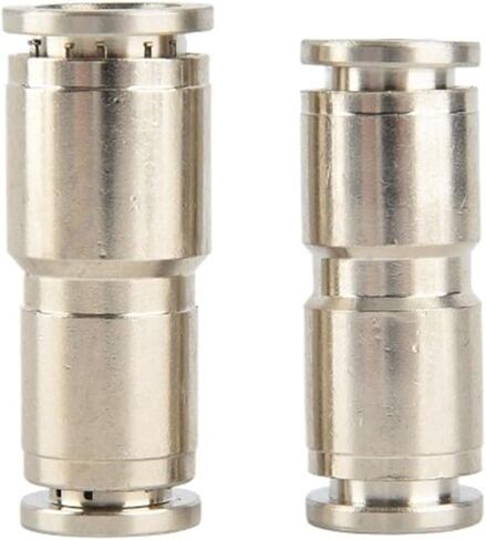 موصل سريع هوائي نحاسي كامل مع مقابس قطر متغير مباشر أنبوب هواء PU8/PG12-8 1 قطعة (PU10) in Kuwait