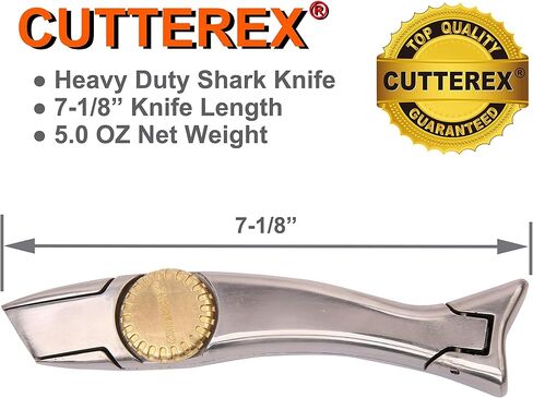 CUTTEREX Heavy Duty SharkKnife VinylKnife UtilityKnife RoofingKnife Delphin Dolphin Carpet Knife in Kuwait