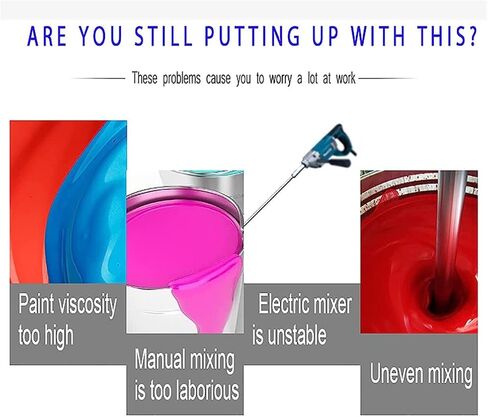 حامل تحريك هوائي، أداة خلط الطلاء بالحبر لخلاط الطلاء الأوتوماتيكي بسعة 5 جالون، مناسبة لمصنع الطلاء، الصناعة المنزلية in Kuwait