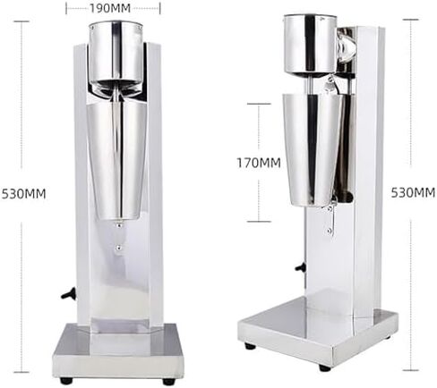 High-Speed Electric Milkshake Maker, 180W Frother with Large Measuring Cup, 18000 RPM Motor for Frappe, Frothy Milk, Smoothies & Juices in Saudi Arabia