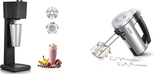 FOHERE Mix & Shake Bundle: Hand Mixer & Milkshake Maker Combo in Kuwait