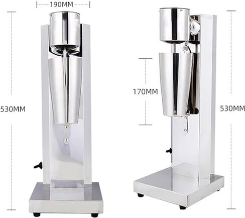 Commercial Milkshake Machine, 180W Electric Drink Mixer with 800ML Cup, Smoothie Milk Shake Maker, Ice Cream Blender, for Protein Shakes and Mixing Cocktail in Saudi Arabia