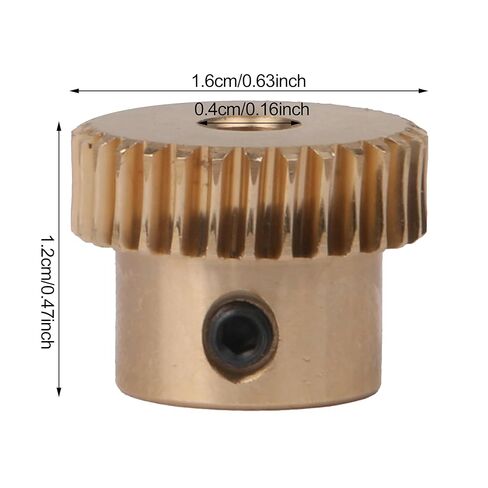 BQLZR 12x16x4 مللي متر أصفر 0.5 معامل 16 مللي متر القطر الخارجي 30 T عجلة تروس توربينية نحاسية مع in Kuwait
