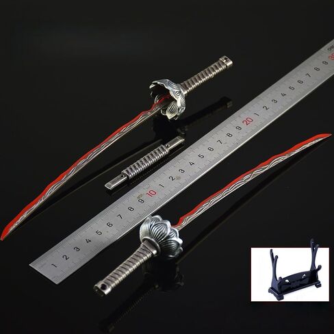 Superbuybox Game Elden Ring DLC Nightreign Eleonora's Poleblade Twinblade Sword Katana Giftbox Martial Arts Game Collection Gift Desk Decor w/Display Stand in Kuwait