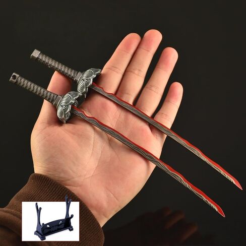 Superbuybox Game Elden Ring DLC Nightreign Eleonora's Poleblade Twinblade Sword Katana Giftbox Martial Arts Game Collection Gift Desk Decor w/Display Stand in Kuwait
