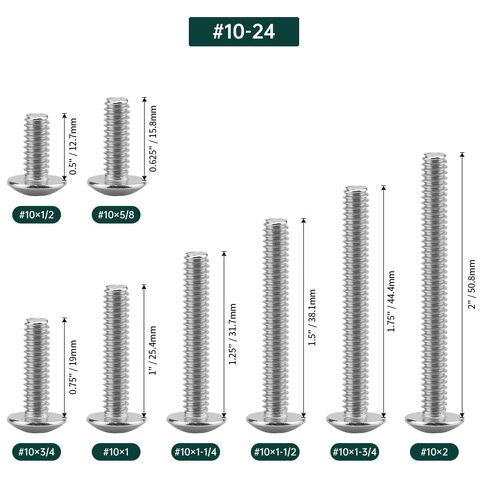 براغي آلة رأس تروس #8-32 × 1/4 بوصة (100 قطعة)، 18-8 (304) من الفولاذ المقاوم للصدأ، براغي آلة رأس تروس فيليبس درايف، لمسة نهائية لامعة، فايبلو (مع لقمة سائق فيليبس) in Kuwait