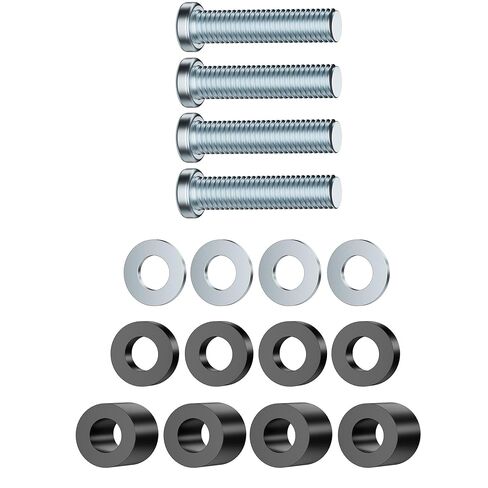 Mount-It! M8 TV Mounting Hardware Kit – Includes M8 x 35mm Screws, 5mm & 15mm Spacers, Washers – TV Screw Set for Wall Mount Installation, Compatible with Samsung, LG, Sony, Vizio & More in Saudi Arabia