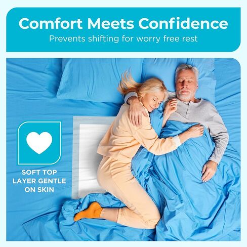 Duramax Underpads 30 x 36 Disposable Heavy Duty, Mattress Pad for Incontinence, Tear Resistant 400 Lbs Patient Repositioning, Soft and Comfortable Bed Pads Disposable (30" x 36" - Case of 30) in Saudi Arabia
