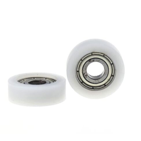 F Type Moving Window Plane Wheel Nylon Glue Deep Groove Ball Injection Plastic Sliding Bearing 5 * 17 * 6mm in Saudi Arabia