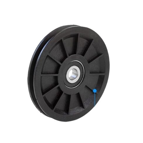 Nylon Wheel U Groove V Grooved Roller Pulley Bearing Wire Rope Guide Wheel Elevator Lifting Wheel 10 * 90 * 11.5mm in Saudi Arabia