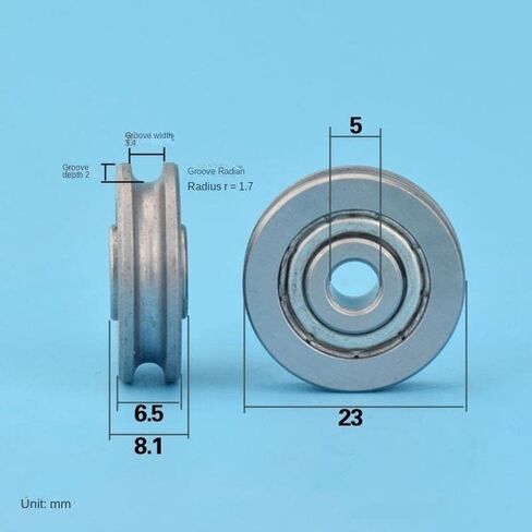 U Groove Concave Wheel Metal Pulley Hanging Wheel Roller Bearing Rolling Hanging Rope Wire Wire Wheel in Saudi Arabia