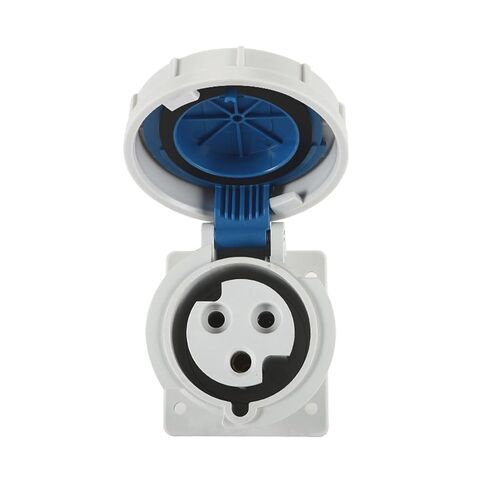 Industrial Socket 3P 32A IP67 Concealed Direct Plug Waterproof and dustproof Stage Lighting Data Center Supporting in Saudi Arabia