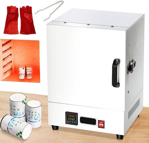 فرن المختبر الكهربائي، فرن تلبيد كهربائي بقدرة 2000 وات، 1150 درجة مئوية، فرن الحماية السيراميكي ذو درجة الحرارة العالية للتحكم في البرنامج المتكامل 160 × 160 × 138 مم، درجة حرارة ثابتة بأربعة جوانب in Kuwait