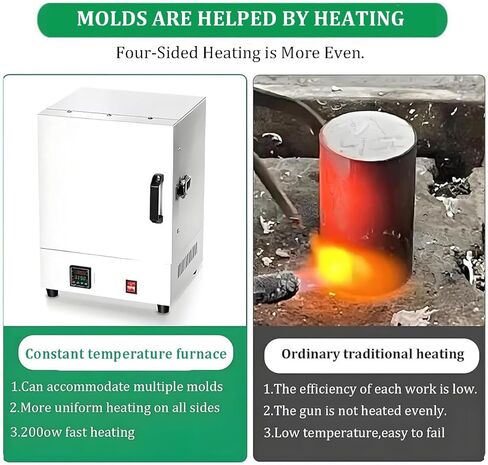 فرن المختبر الكهربائي، فرن تلبيد كهربائي بقدرة 2000 وات، 1150 درجة مئوية، فرن الحماية السيراميكي ذو درجة الحرارة العالية للتحكم في البرنامج المتكامل 160 × 160 × 138 مم، درجة حرارة ثابتة بأربعة جوانب in Kuwait