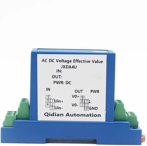 DC24V Power Supply DC Voltage Transmitter 1V/5V/10V/50V/100V/200V/300V/500V/1000V high Voltage Sensor 4-20mA 0-20mA Output(0-500v Dc Input,0-20mA Output) in Saudi Arabia