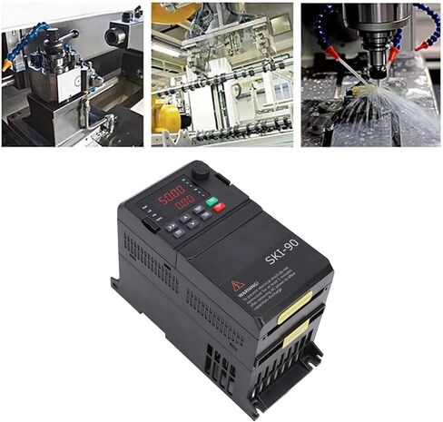 Hyuduo 3 Phase Frequency Converter, 2.2KW Vector Variable Frequency Drive with Over Voltage Current Protection and Aluminum Heat Sink for Lathe Fan Motor Industrial Equipment in Saudi Arabia