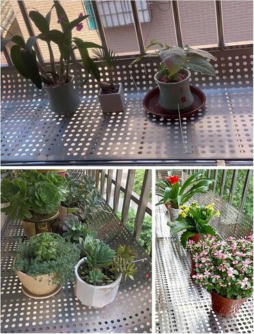 لوح مثقوب من الفولاذ المقاوم للصدأ، صفائح مثقوبة متينة من الفولاذ المقاوم للصدأ - سياج أمان وشاشة تزيينية لحماية الشرفة، وأمن المنزل، وحلول الخصوصية الخارجية in Kuwait