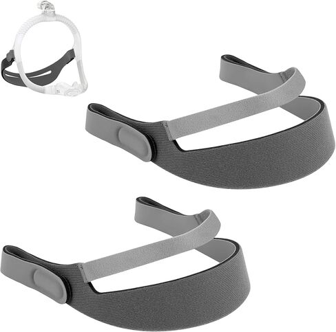 عبوتان من أغطية الرأس البديلة المتوافقة مع قناع الأنف Resmed AirFit N30i / P30i - حزام غطاء الرأس البديل الآمن والقابل للتعديل والمتين N30i/P30i in Kuwait