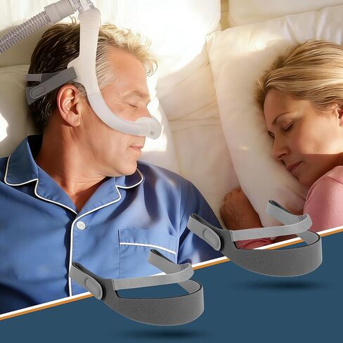 عبوتان من أغطية الرأس البديلة المتوافقة مع قناع الأنف Resmed AirFit N30i / P30i - حزام غطاء الرأس البديل الآمن والقابل للتعديل والمتين N30i/P30i in Kuwait