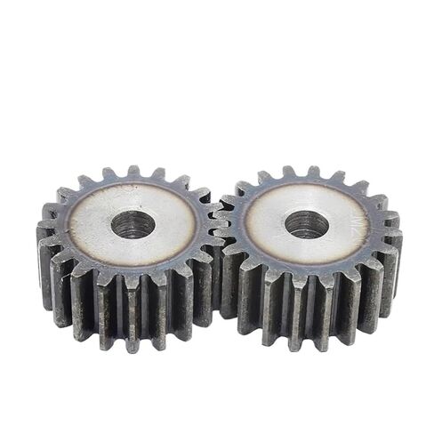 ترس محرك فولاذي شديد التحمل ترس مسطح 2M15T أسنان القطر الخارجي 34 مم تتحمل 10 سمك محرك فولاذي منخفض الكربون 20 لجزء النقل in Kuwait