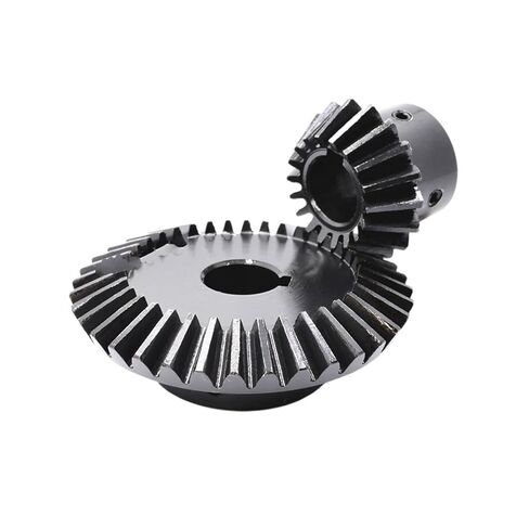 Steel Heavy Duty Motor Pinion Gear 1:2 Bevel Gear 1M 20Teeth 40Teeth Bore 6/8/10/12mm 90 Degrees Meshing Angle Steel Gears 45# Carbon(12mm) in Saudi Arabia