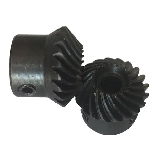 Steel Heavy Duty Motor Pinion Gear 20 Teeth 6mm 8mm Pilot Bore 1 .5 Module 1M 45# Steel 90 Degree Tapered Wheel Pinion Helical Spiral Bevel Gear(1Pair 6mm) in Saudi Arabia
