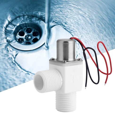 Plastic Electric Pulse Solenoid Valve, 4.5‑6VDC 1/2 Inch Water Control Valve Accessory for Automatic Switch Control in Water Purification Equipment in Saudi Arabia