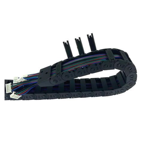 Open Drag Chain Bridge Type 10x11 10x15 L1m Cable Carrier with Ends for CNC 3D Printer Laser Engraving Machine(10x15 mm) in Saudi Arabia