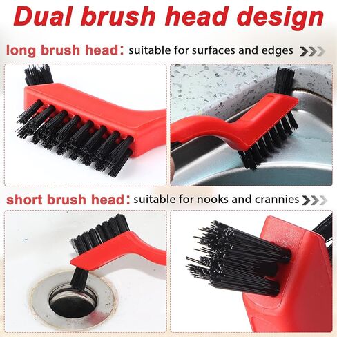 Reallnaive 80 Pcs Nylon Cleaning Brushes Bulk 7 Inch Small Brushes for Deep Cleaning Small Parts Rust Dirt Paint Scrubbing, Removal Surface in Hole(4 Colors) in Saudi Arabia