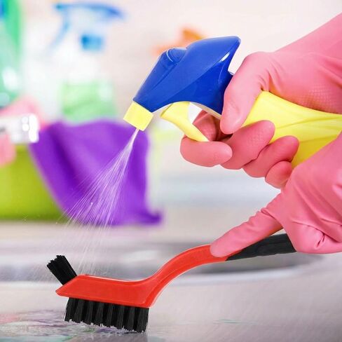 Reallnaive 80 Pcs Nylon Cleaning Brushes Bulk 7 Inch Small Brushes for Deep Cleaning Small Parts Rust Dirt Paint Scrubbing, Removal Surface in Hole(4 Colors) in Saudi Arabia