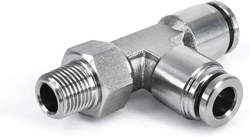 304 تركيبات هوائية غير القابل للصدأ الإفراج السريع اقتران PB دفع إلى خرطوم 6/8/10 مللي متر ذكر الموضوع 1/8 1/4 3/8 1/2 موصل الهواء 1 قطعة (8-04) in Kuwait