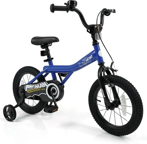 BABY JOY Kids Bike for 3-8 Years Old, 12/14/16/18-Inch Children Bicycle w/Training Wheels, Adjustable Seat, Handbrake & Coaster Brake, Reflectors and Bell, Boys Girls Bike in Saudi Arabia