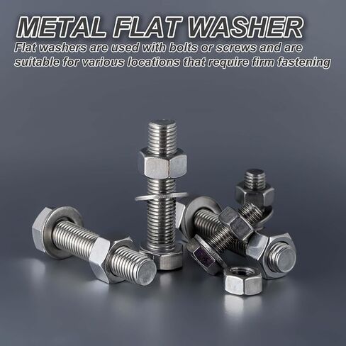 PATIKIL 1-1/2" ID x 3" OD 304 Stainless Steel Flat Washers, 2 Pcs Round Metal Washer Small Spacer for Screws Bolts Nuts Assortment in Saudi Arabia