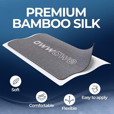 شريط خيزران كبير جدًا (30 قطعة) - حرير ممتاز، لاصق قوي، مسامي، إزالة بدون ألم، خالي من اللاتكس، لطيف على الجلد in Kuwait