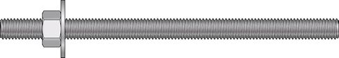 Simpson Strong-Tie RFB#4X8-55 RFB 1/2 in. x 8 in. Zinc-Plated Retrofit Bolt, Grade 55 (Pack of 50) in Saudi Arabia