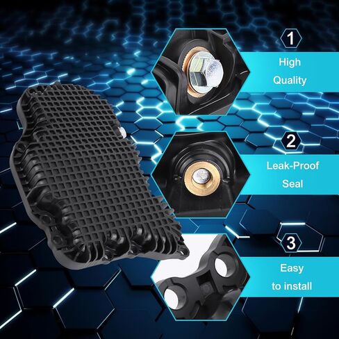Engine Oil Pan Sump with Drain Plug and Gasket, 11110-6RC1B 111106RC1B Engine Oil Pan Gasket Set Compatible with Nissan Rogue 2023-2024 1.5 Engine in Saudi Arabia