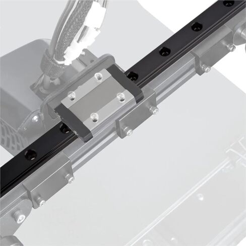 MGN12 12mm Linear Sliding Guide Rail Full Black L 50 100 300 500 1200mm + MGN12H or MGN12C Block for DIY 3D Printer(MGN12H,415mm) in Saudi Arabia