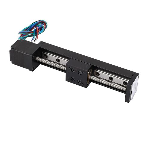 Linear Rail Slide Actuator for DIY CNC Router 28 Stepper Motor 100mm Stroke X Y Z T Screw Rod in Saudi Arabia