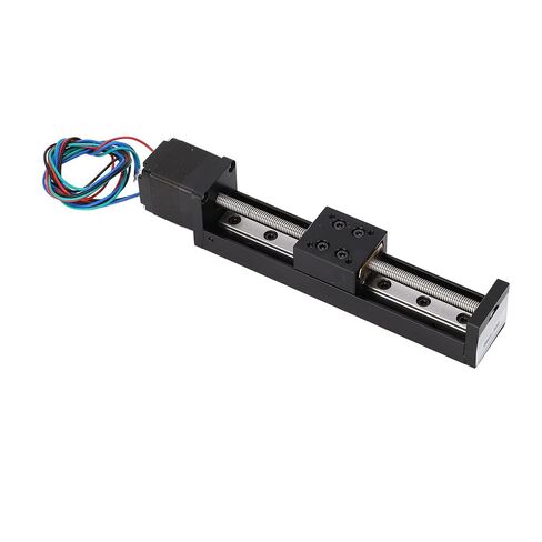 Linear Rail Slide Actuator for DIY CNC Router 28 Stepper Motor 100mm Stroke X Y Z T Screw Rod in Saudi Arabia