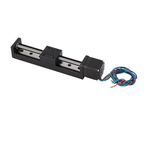 Linear Rail Slide Actuator for DIY CNC Router 28 Stepper Motor 100mm Stroke X Y Z T Screw Rod in Saudi Arabia